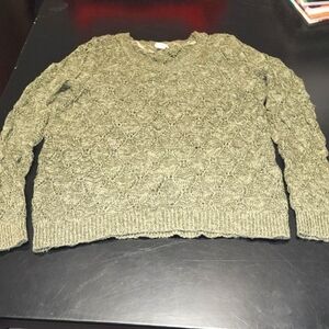 Mossimo Supply Co. Olive Green Knit Sweater Sz XL